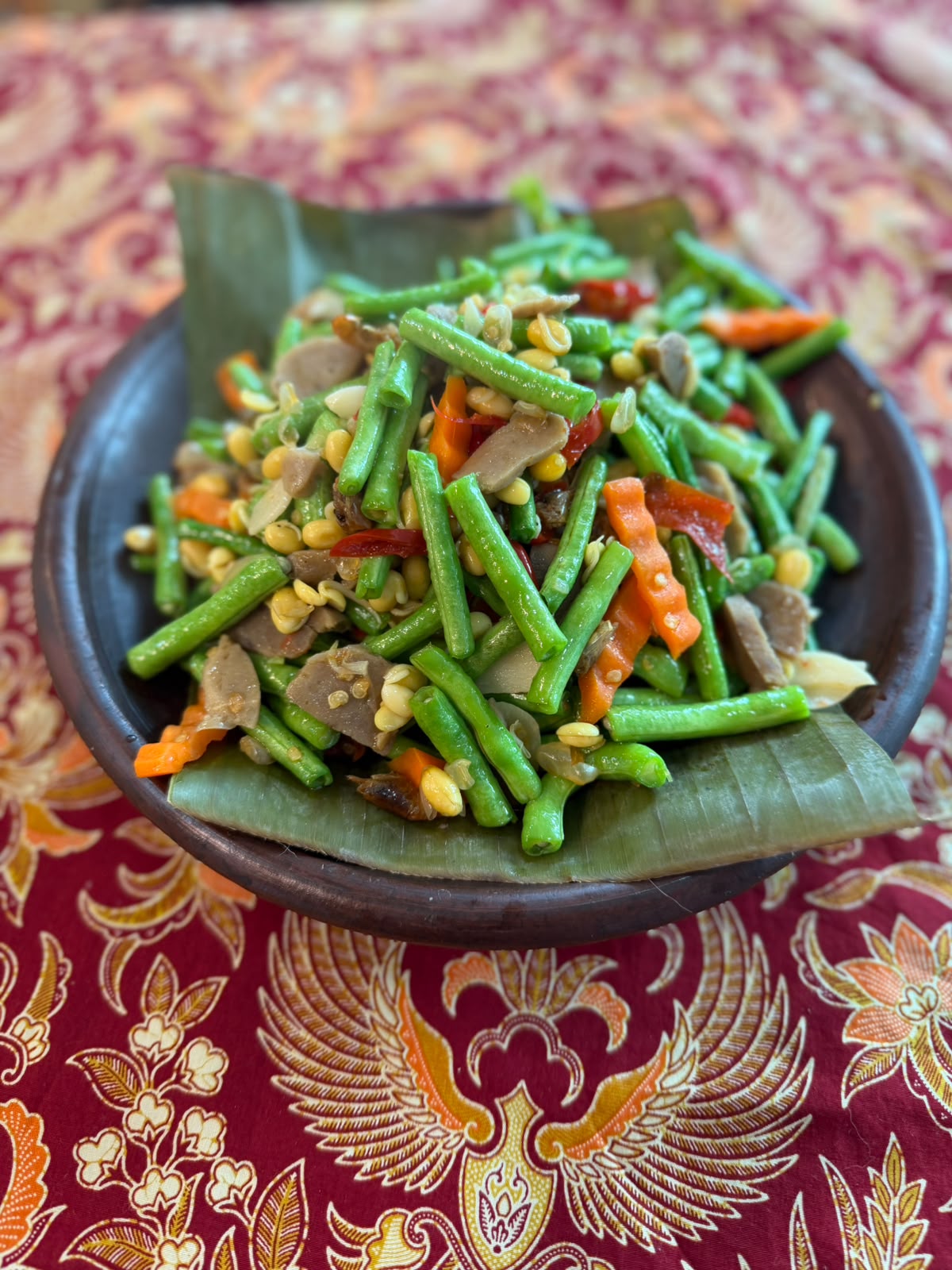 Oseng Kacang Panjang Bakso