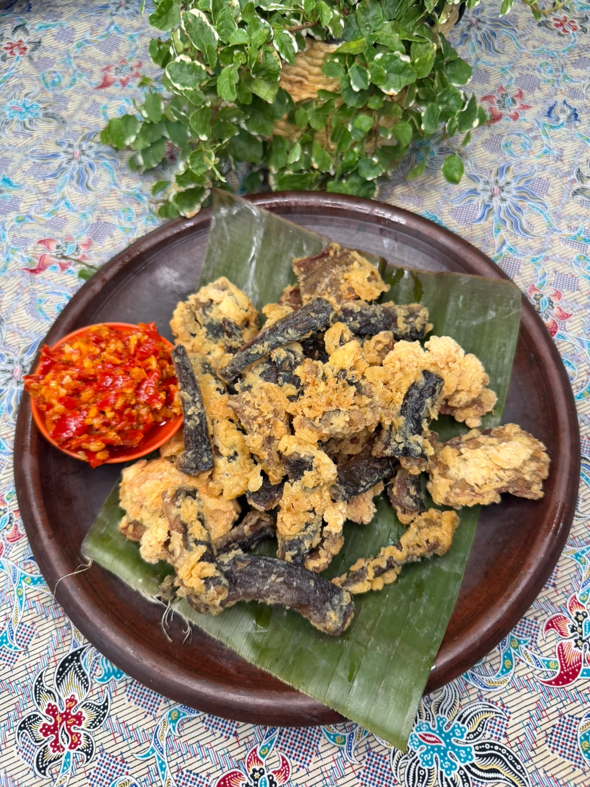 Belut goreng